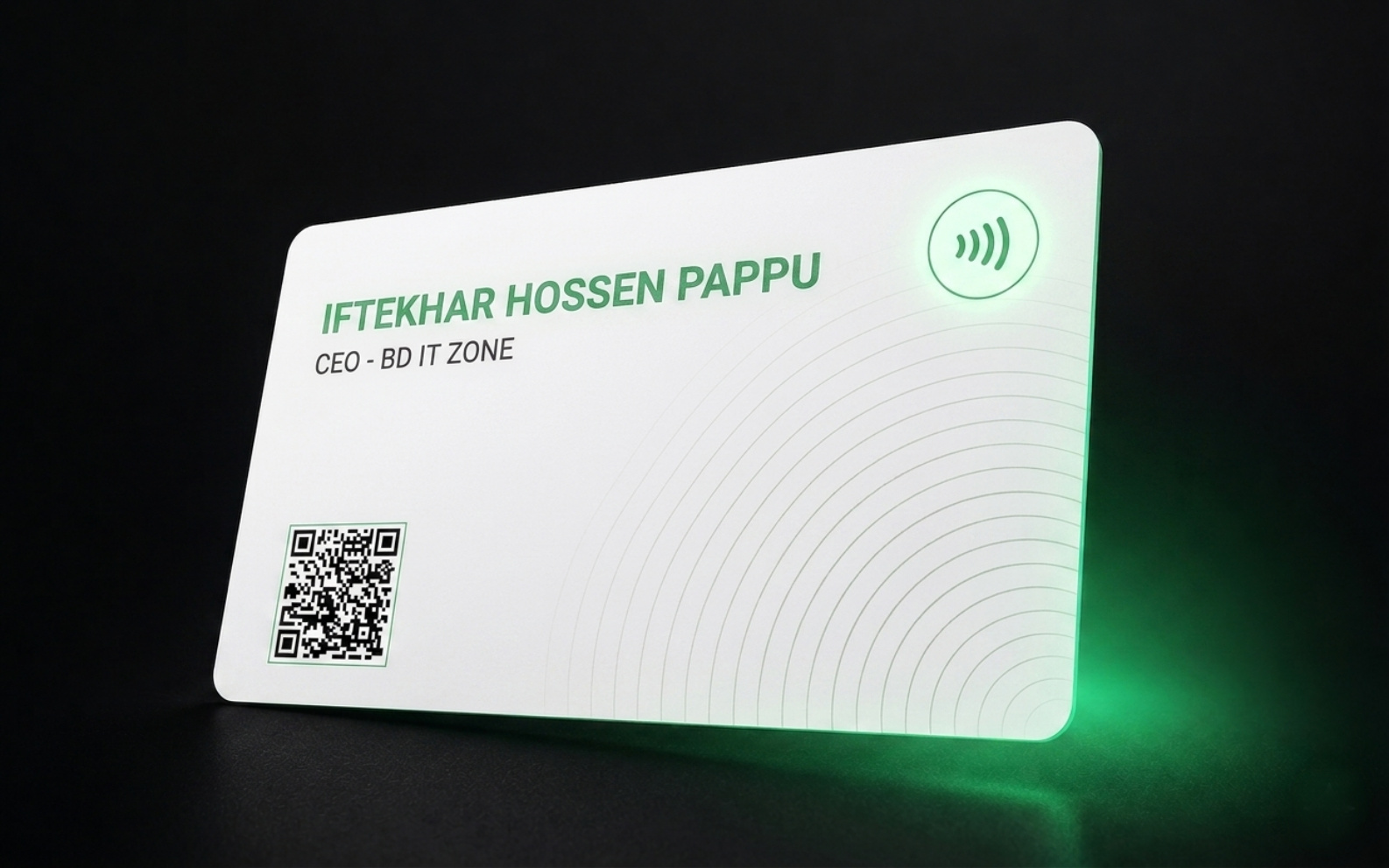 White Custom Card