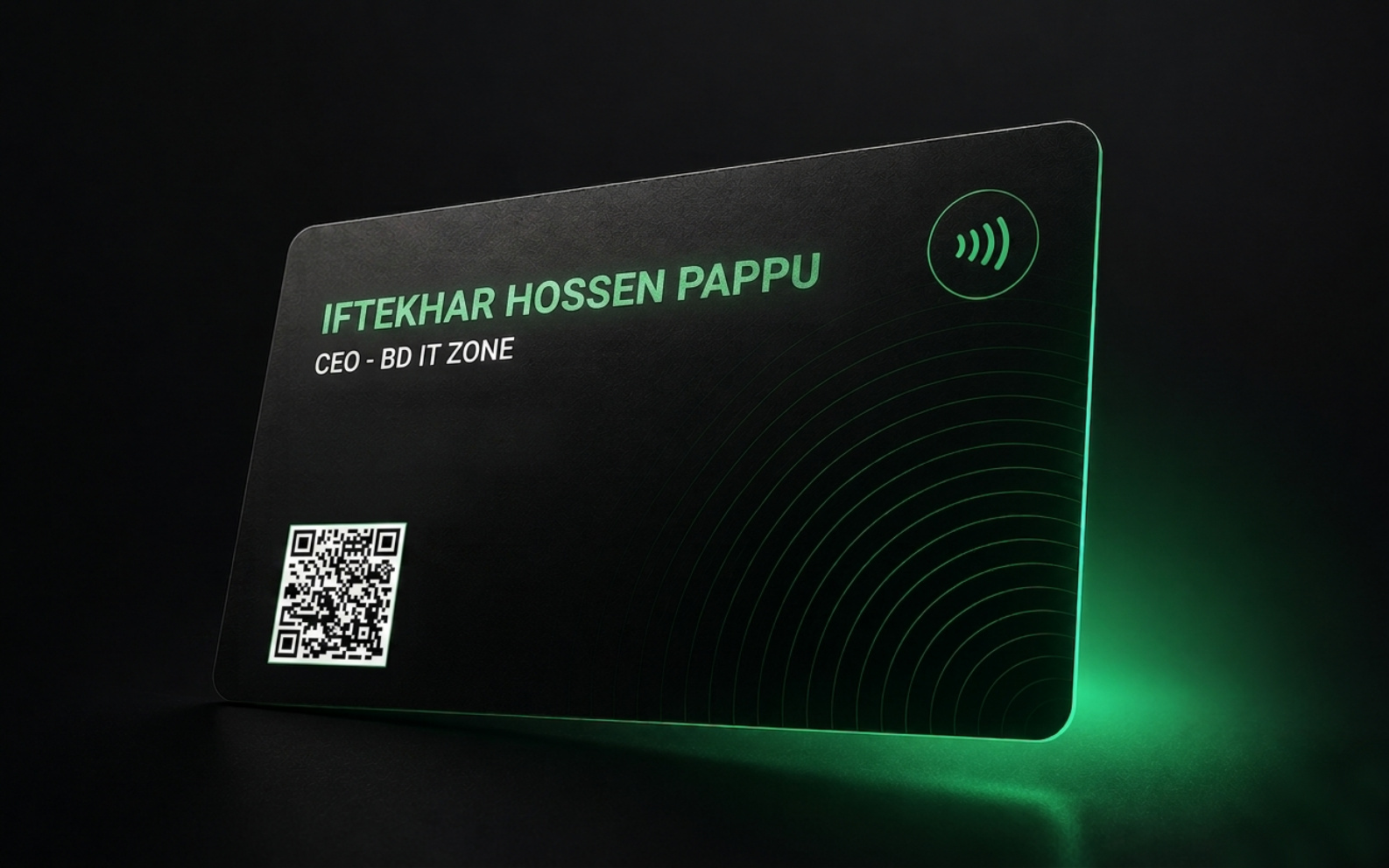 Black Custom Card